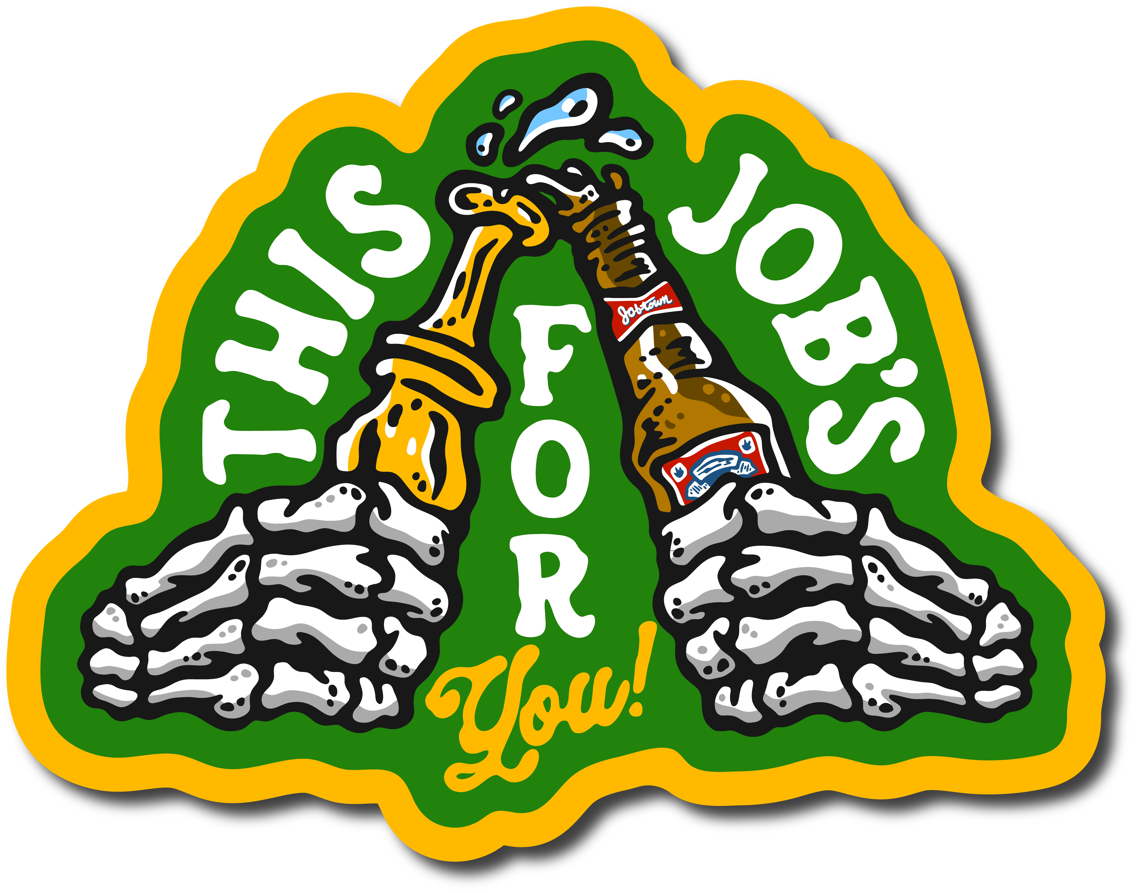 &quot;This Jobs For You&quot; Decal