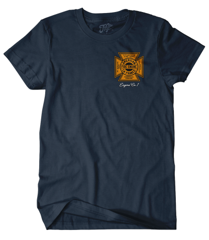 Titusville Fire ALF 100th Anniv. Navy Tee