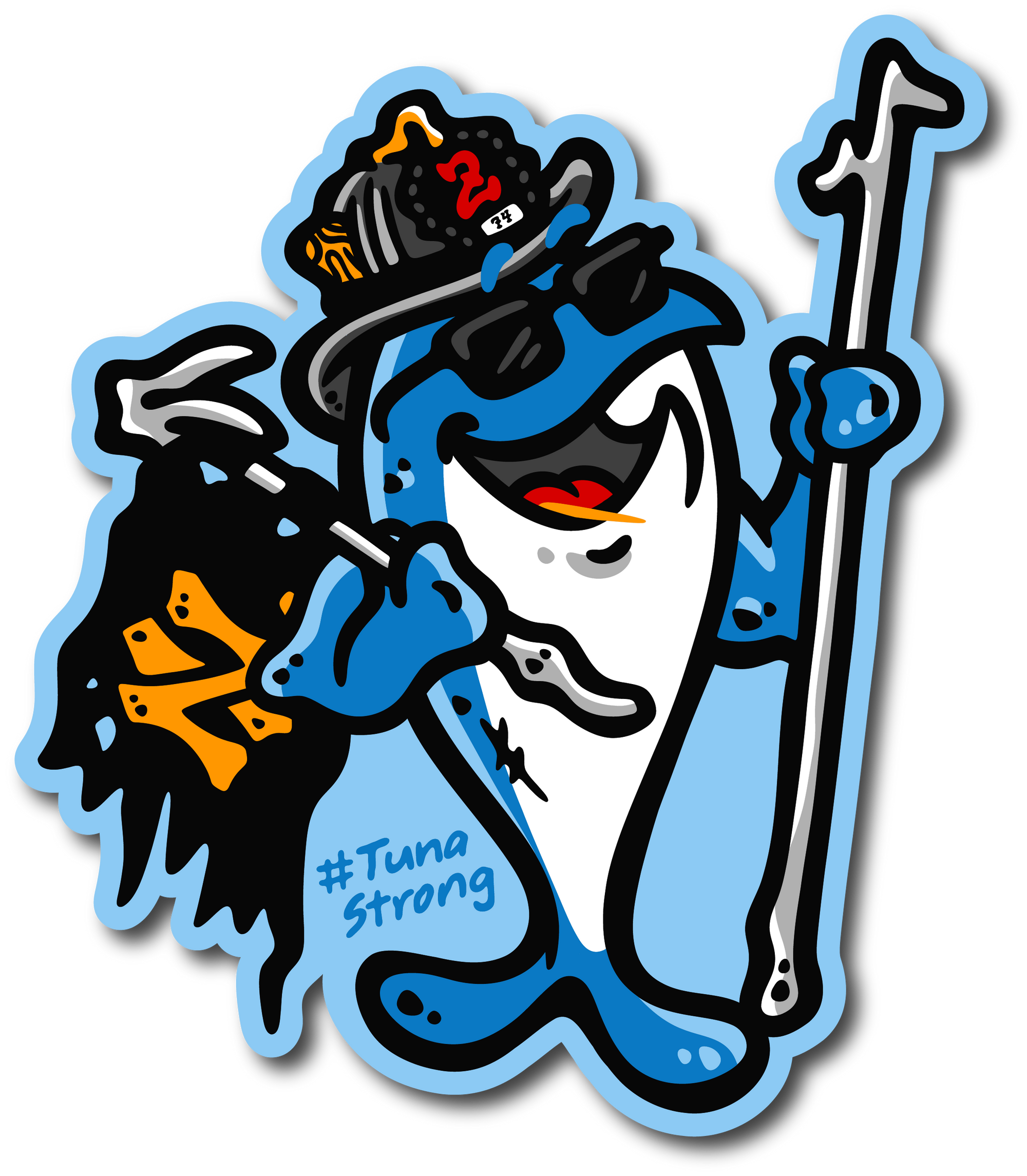 NLFD " Tuna Strong " Decal