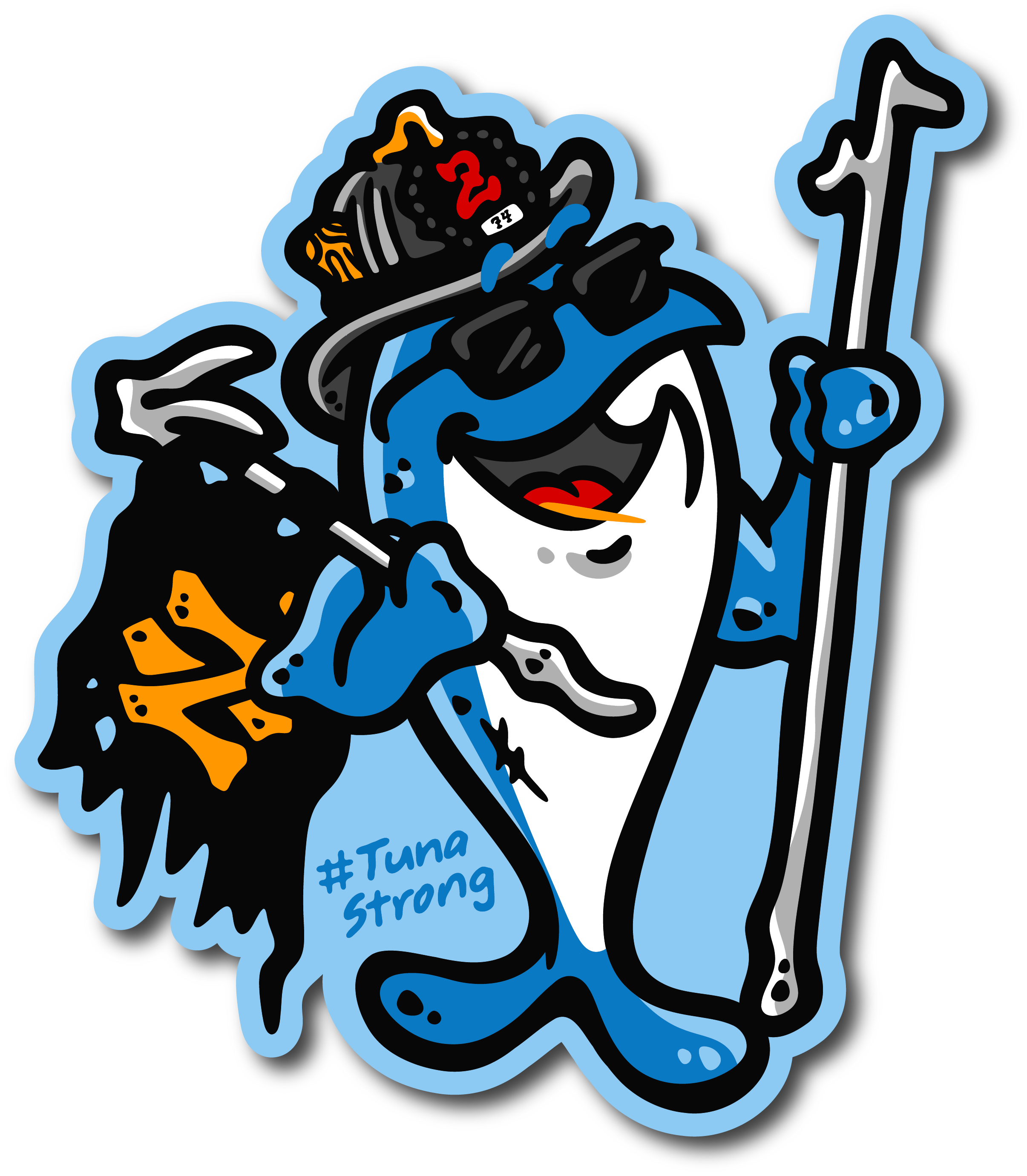 NLFD " Tuna Strong " Decal