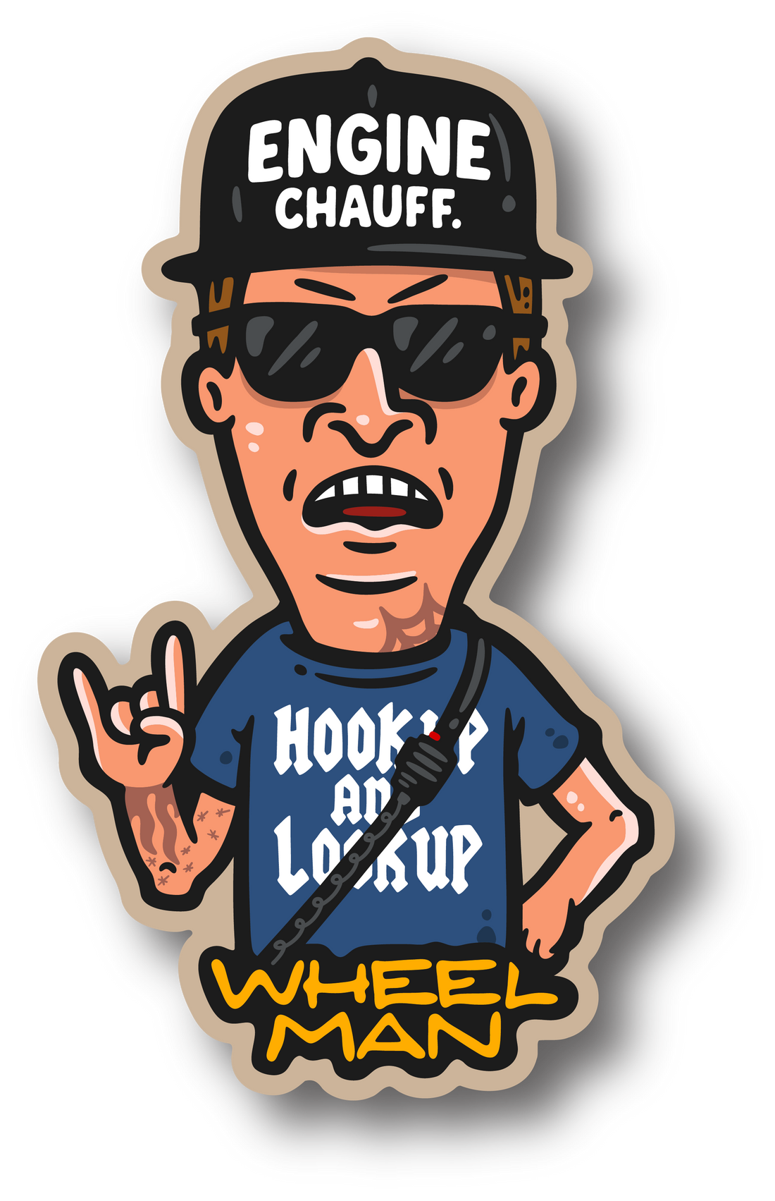 Wheelman Decal (July &