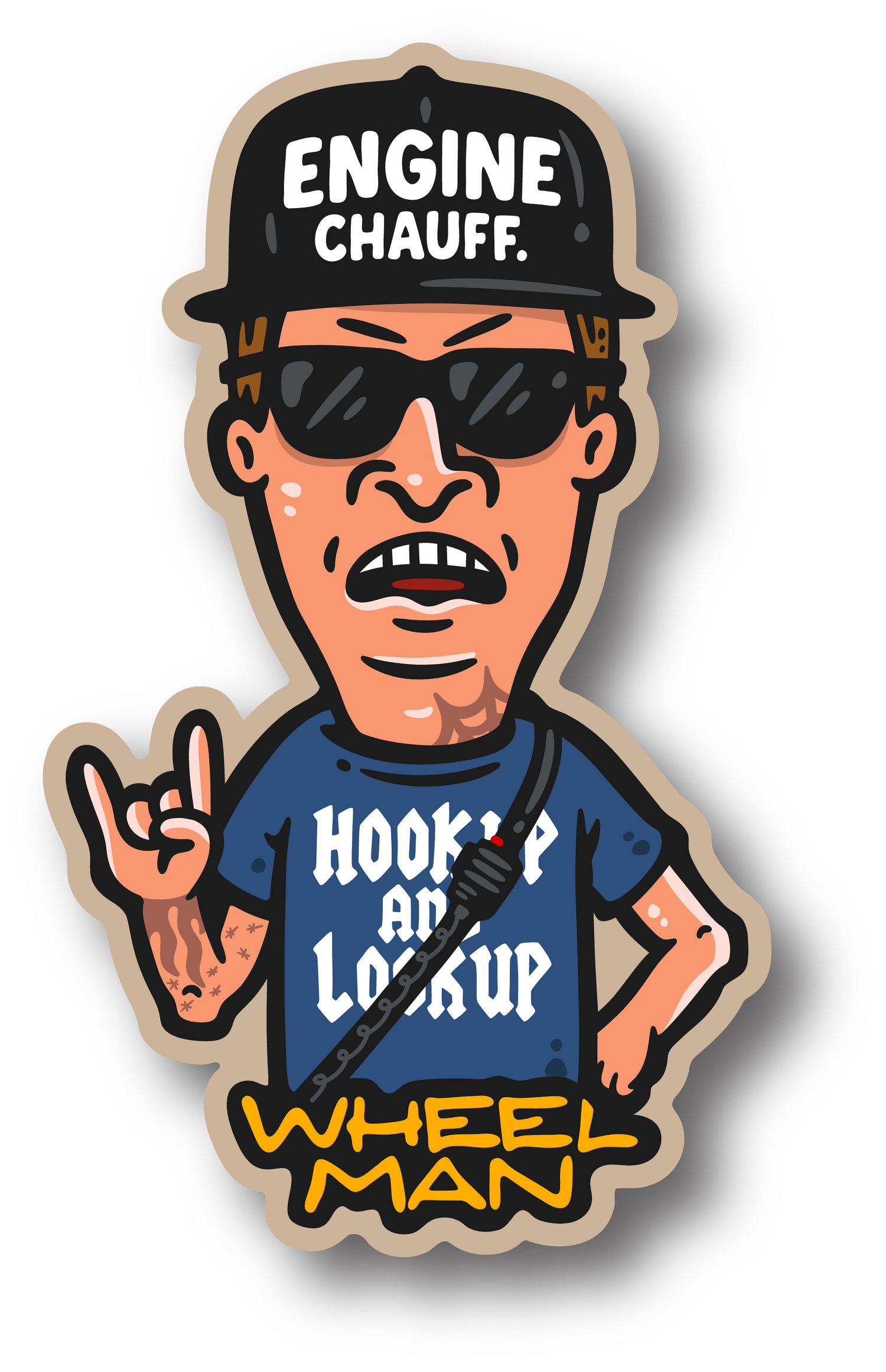 Wheelman Decal (July &