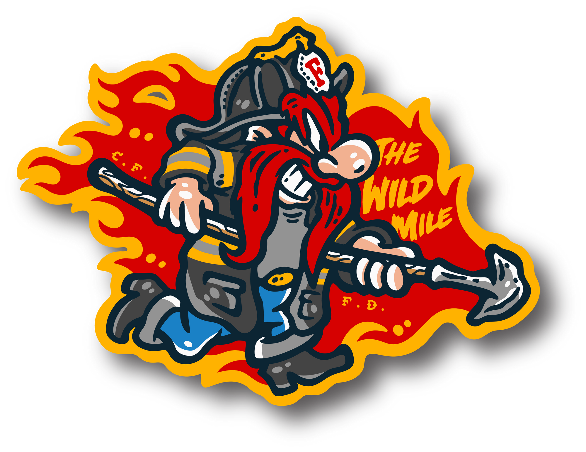 Central Falls Wild Mile Decal