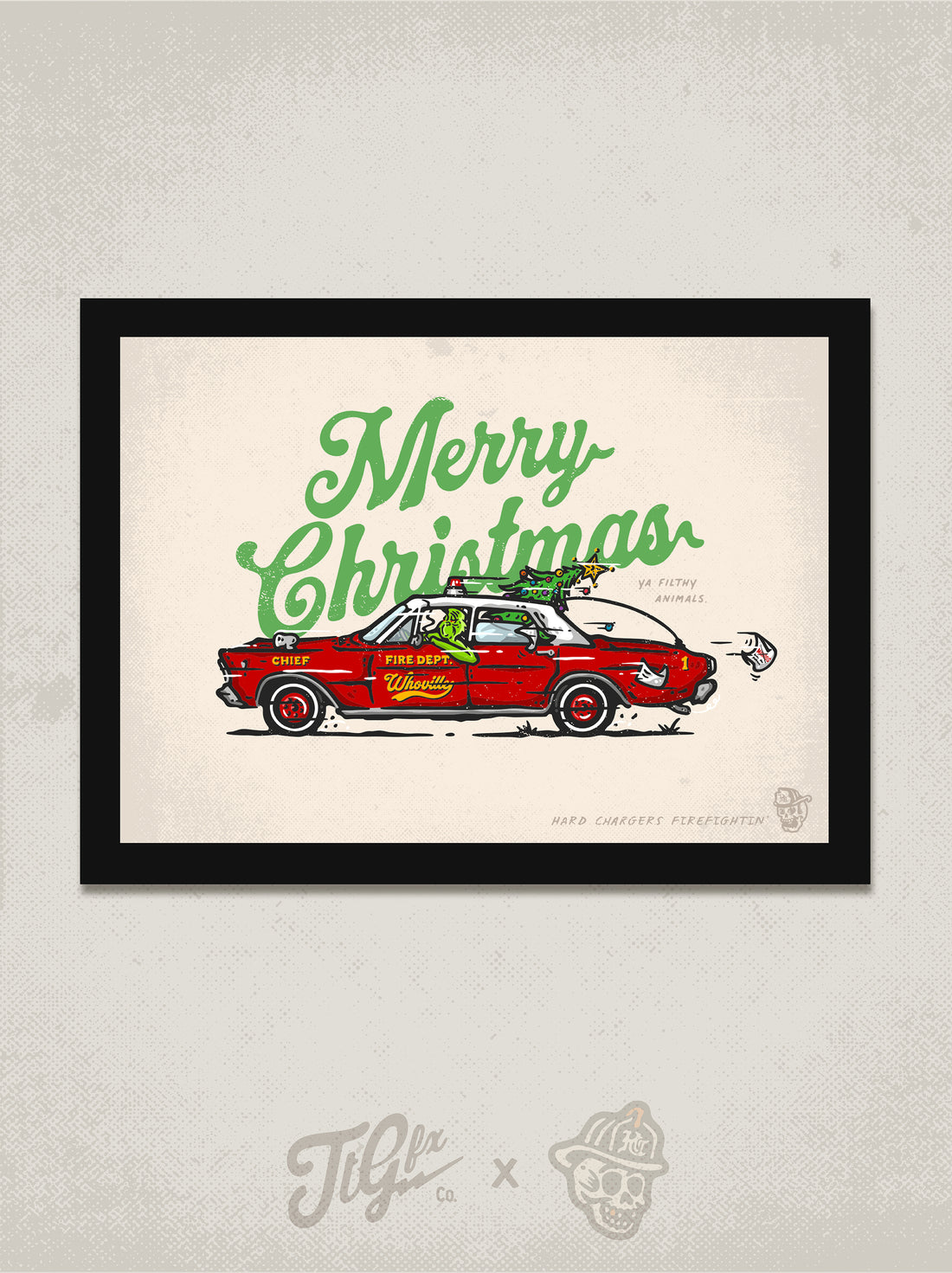 No Mandos On Christmas Print