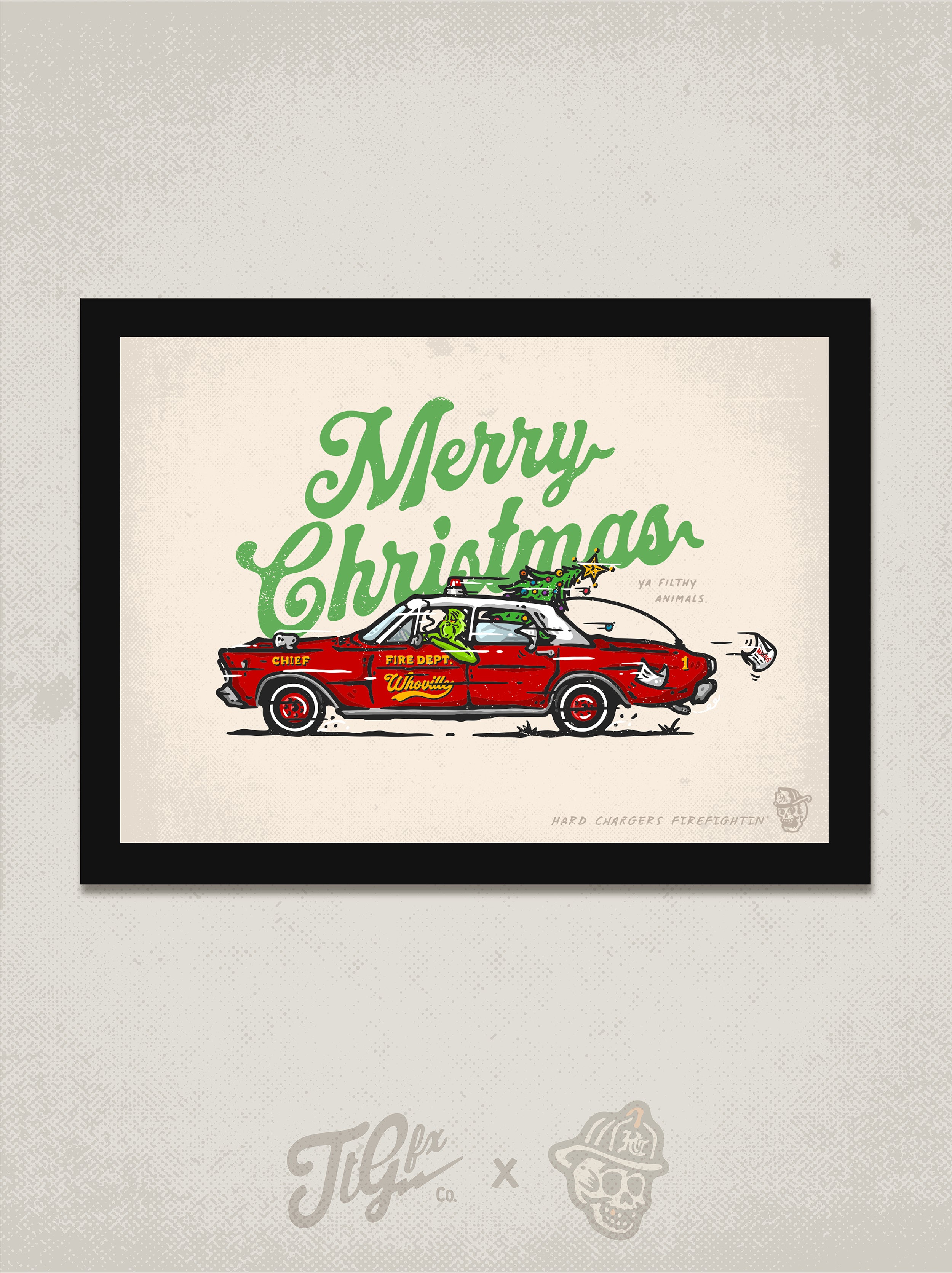 No Mandos On Christmas Print