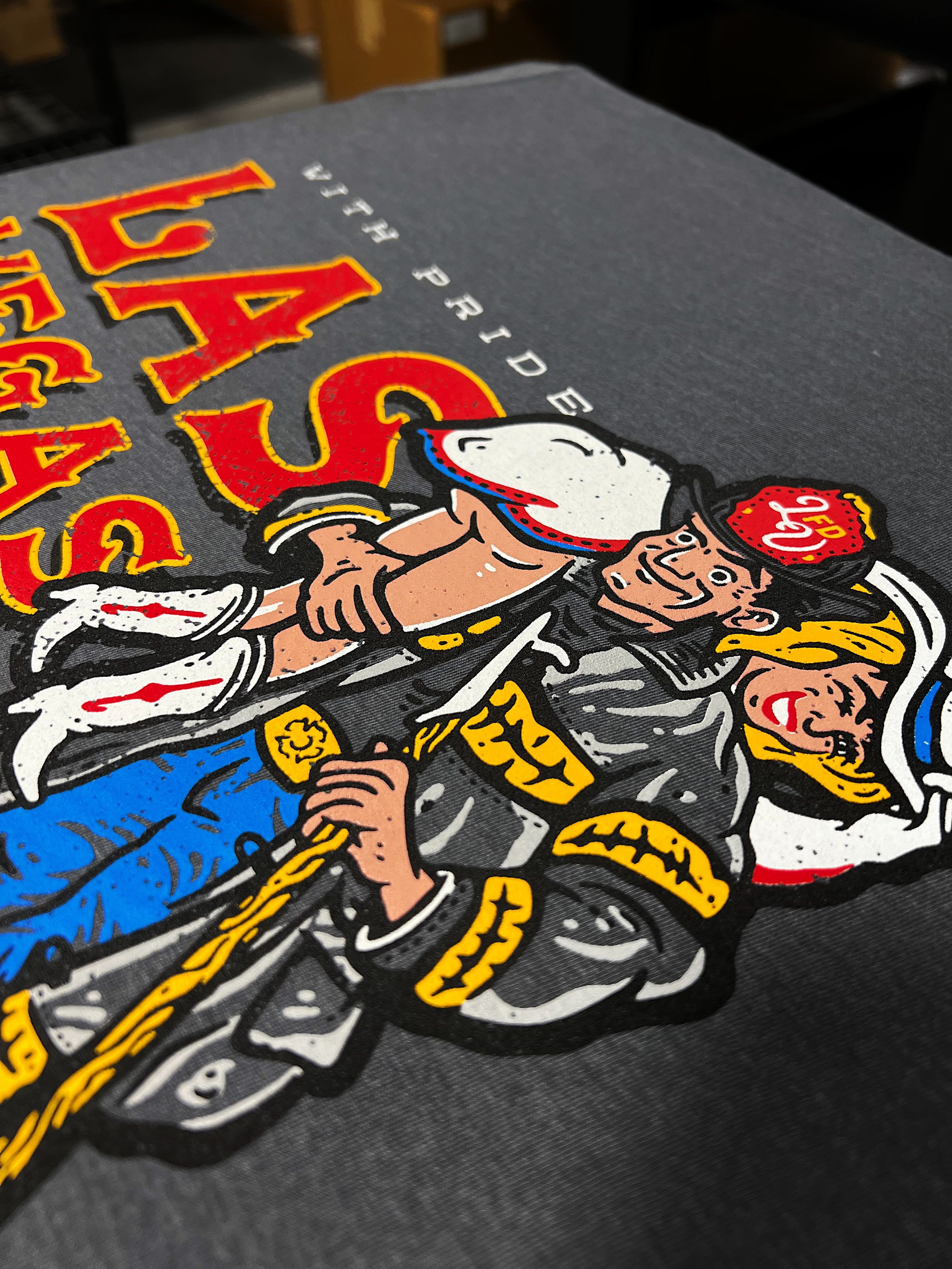 Las Vegas "Fireman" Vic Tee