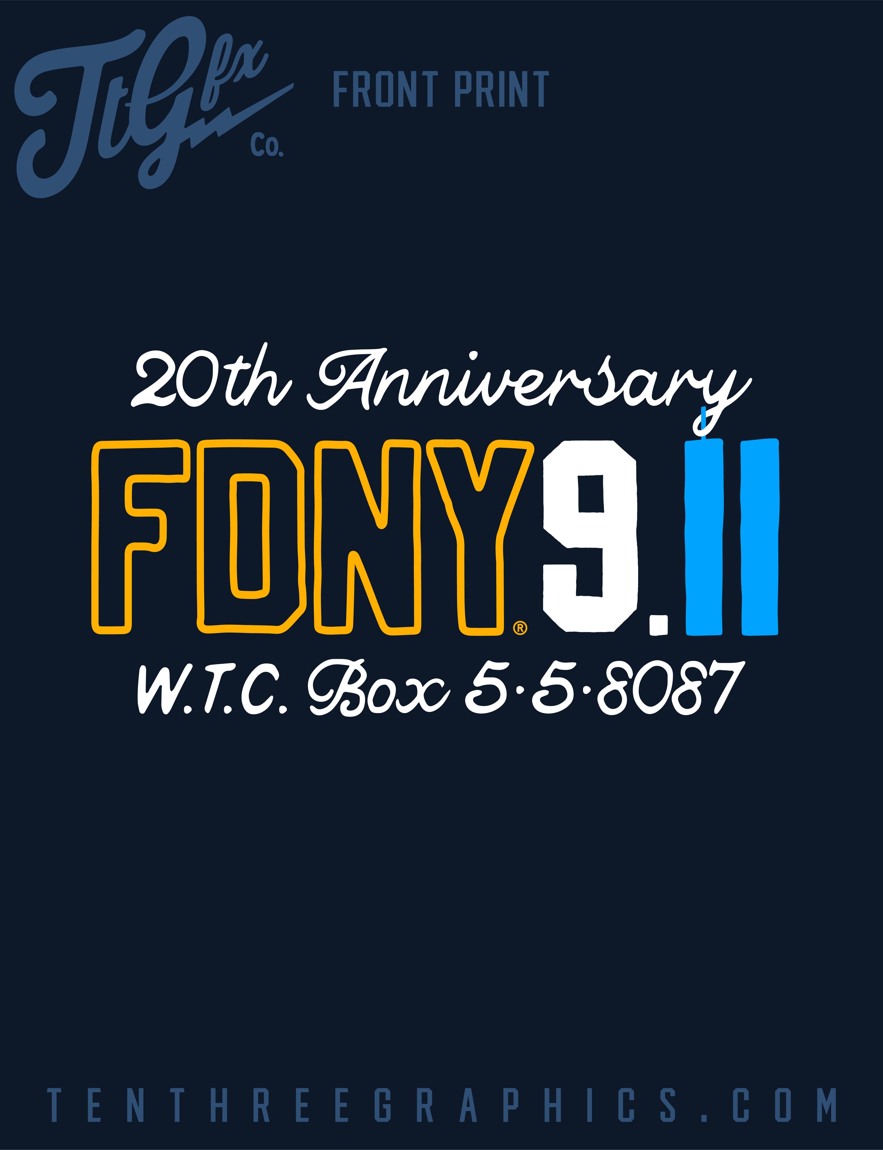 FDNY® "Our Heroes" 9/11 Memorial Tee