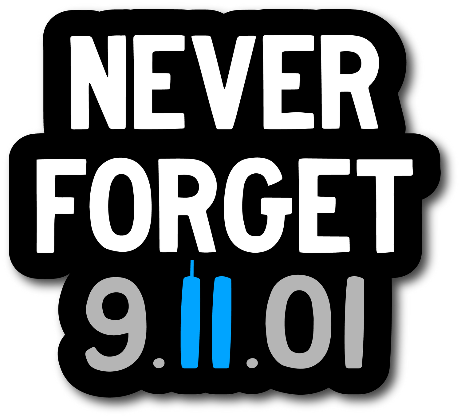 Never Forget 9/11 Memorial Decal – TenThreeGraphics.com
