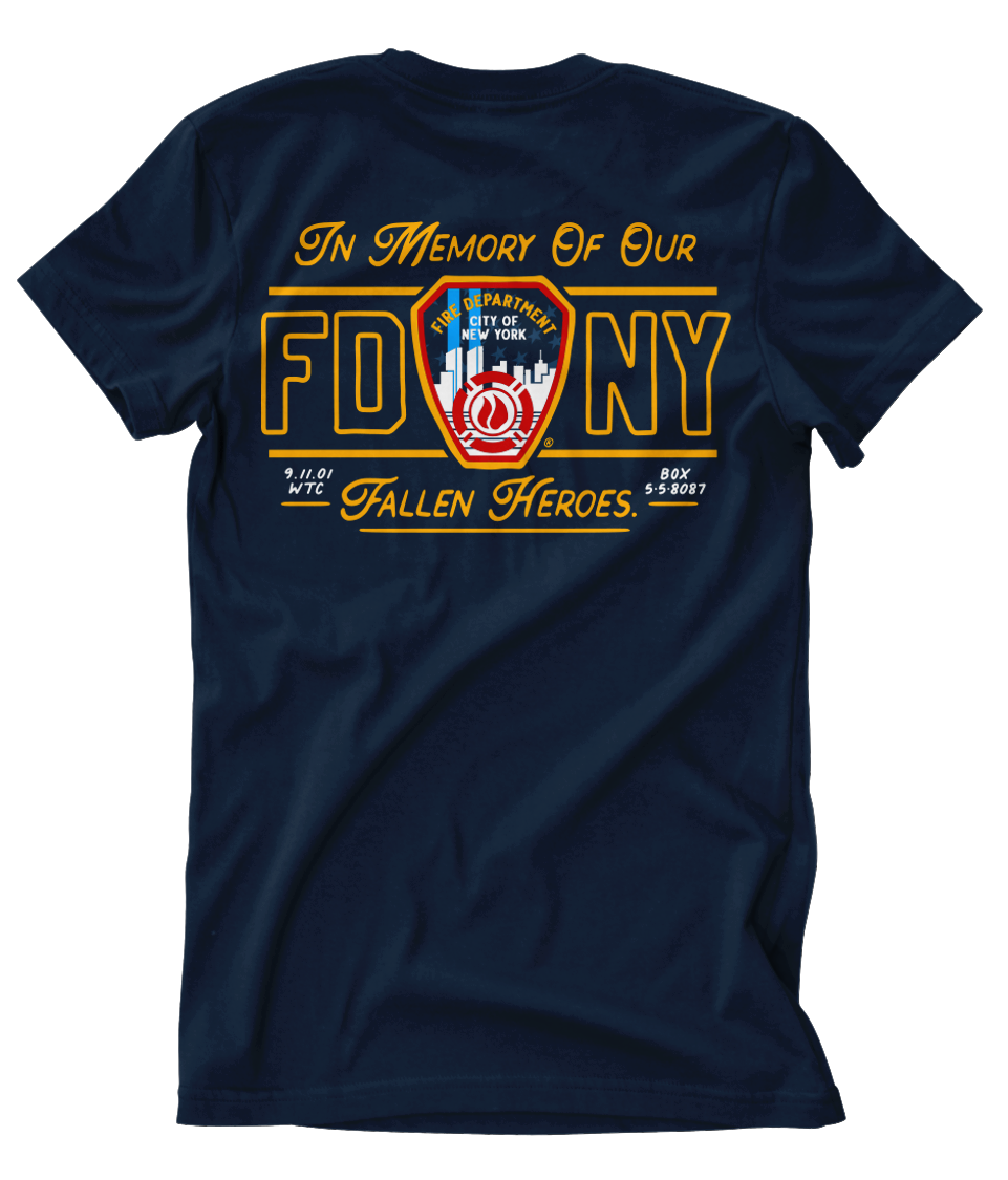 FDNY® "Our Heroes" 9/11 Memorial Tee
