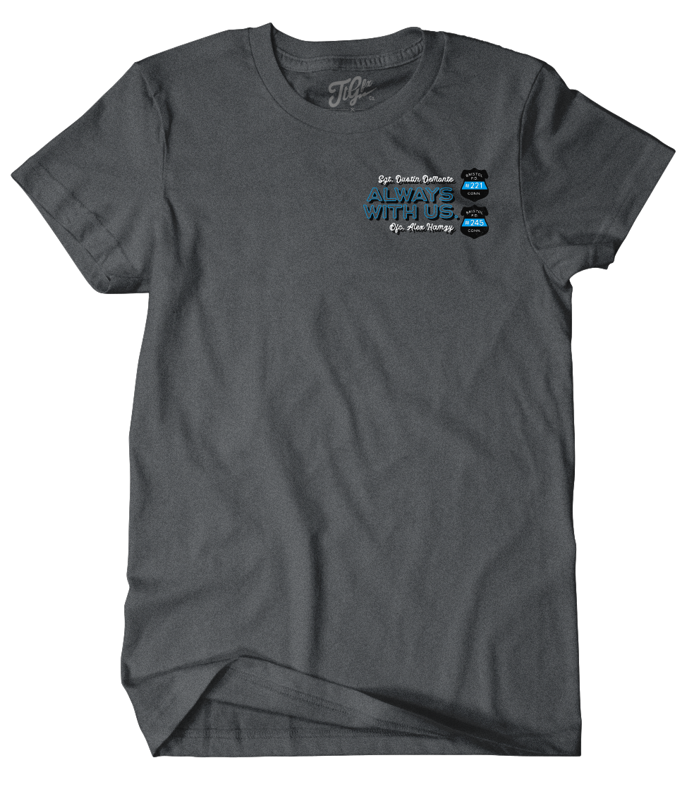 Bristol PD Memorial Grey Tee
