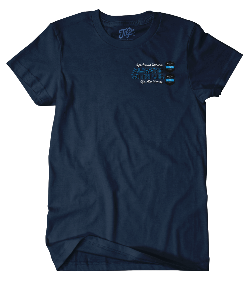 Bristol PD Memorial Navy Tee