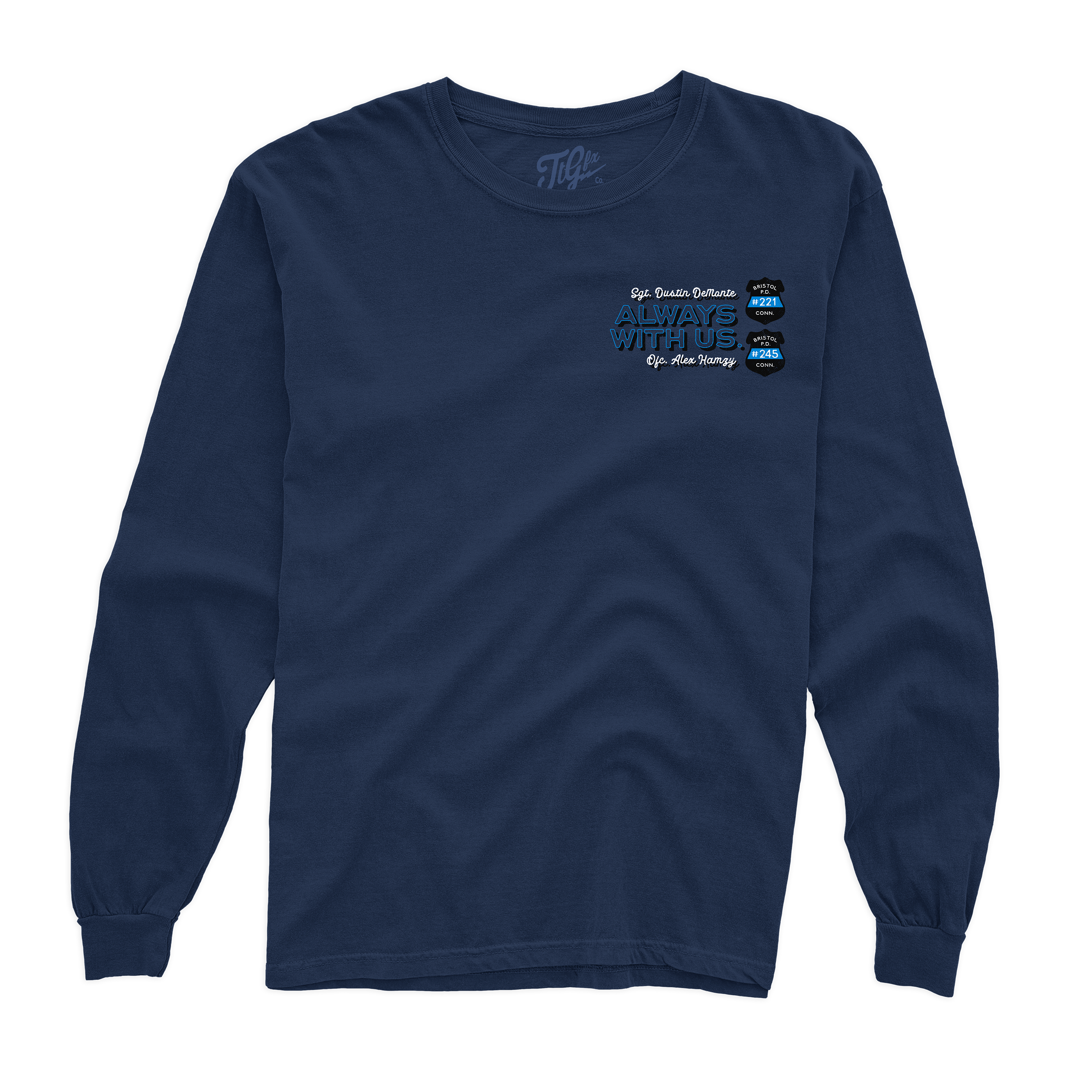 Bristol PD Memorial Long Sleeve Navy