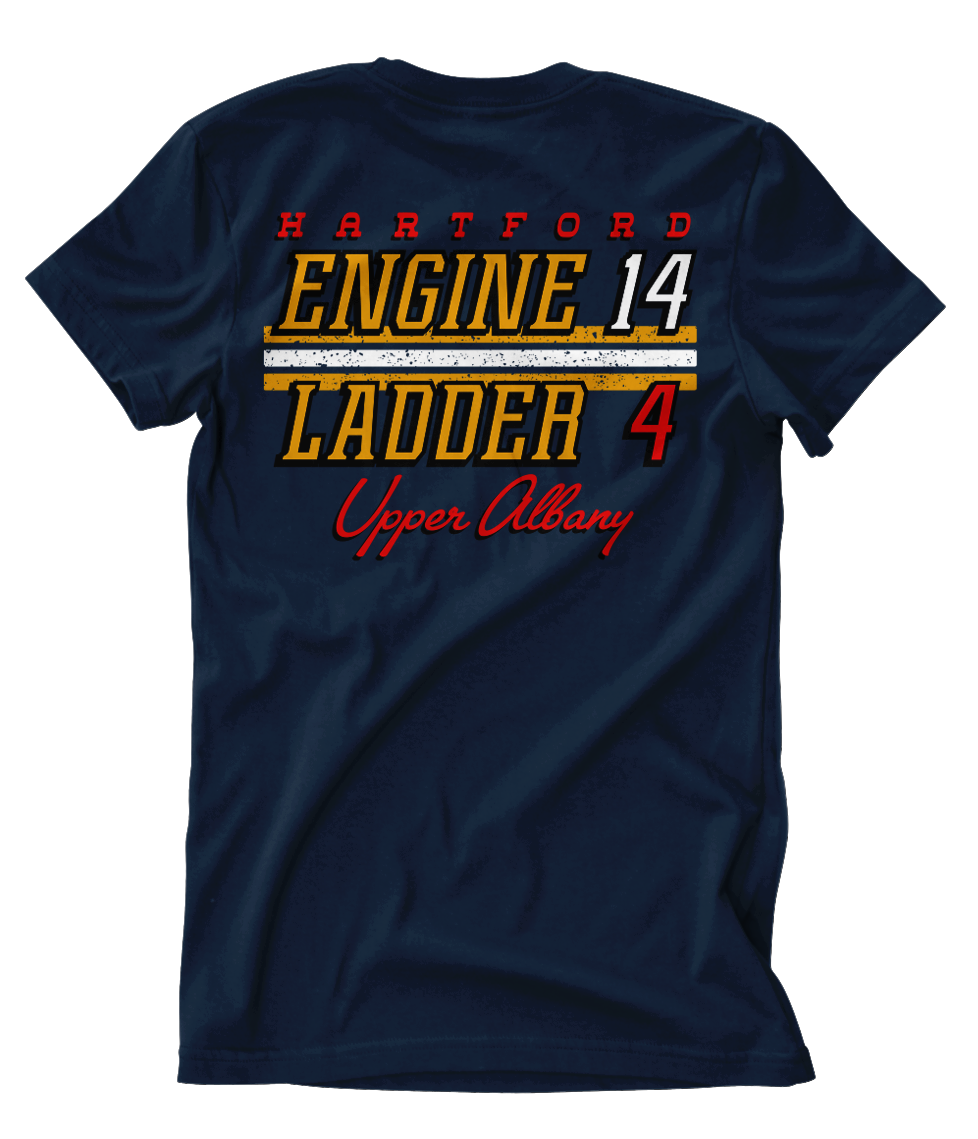 Hartford Fire Engine 14 Ladder 4 &quot;Upper Albany&quot; Tee