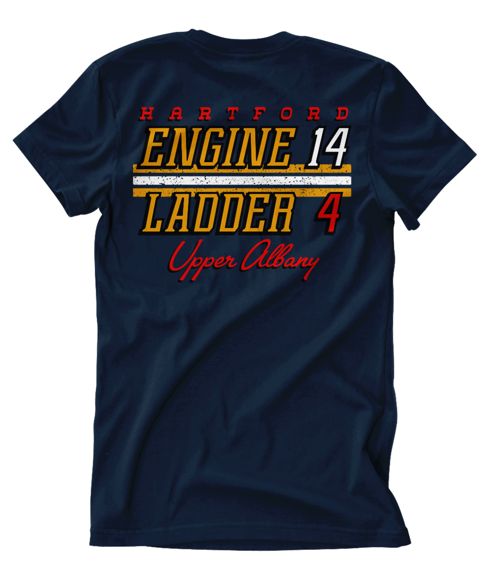 Hartford Fire Engine 14 Ladder 4 "Upper Albany" Tee