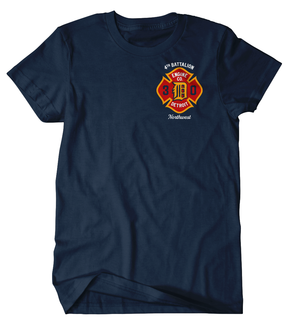Detroit Fire "Dirty Thirty"  Tee