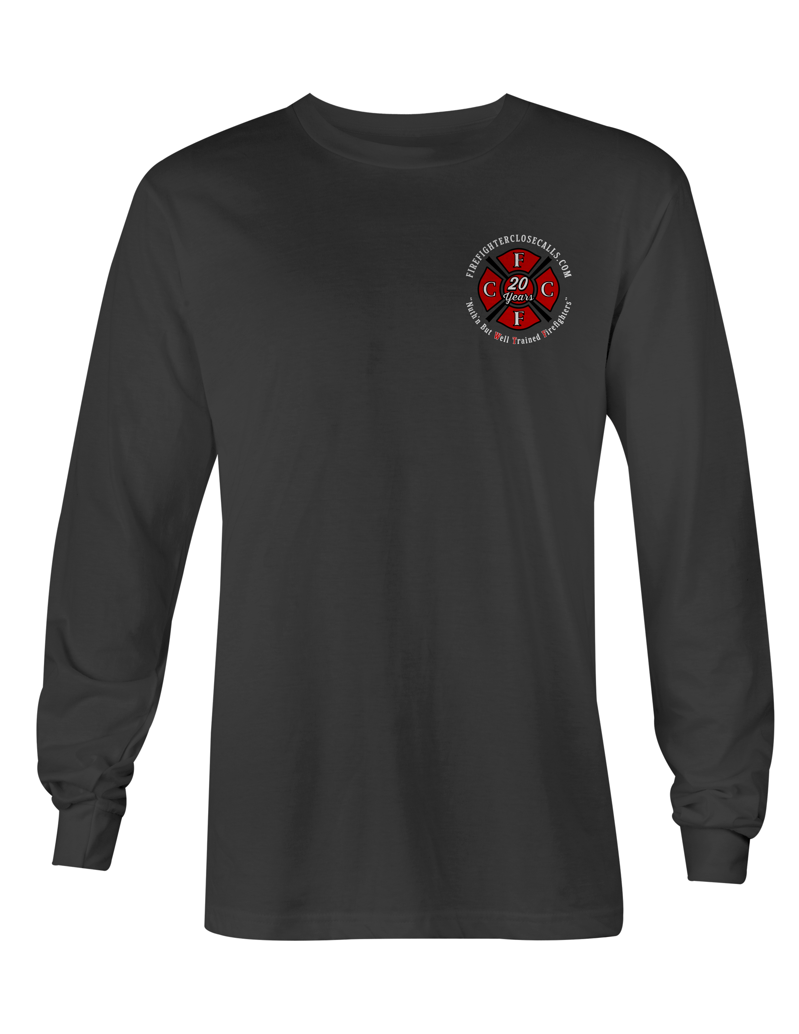 FireFightersclosecalls.com 20th Anniversary Charity Tee Long Sleeve