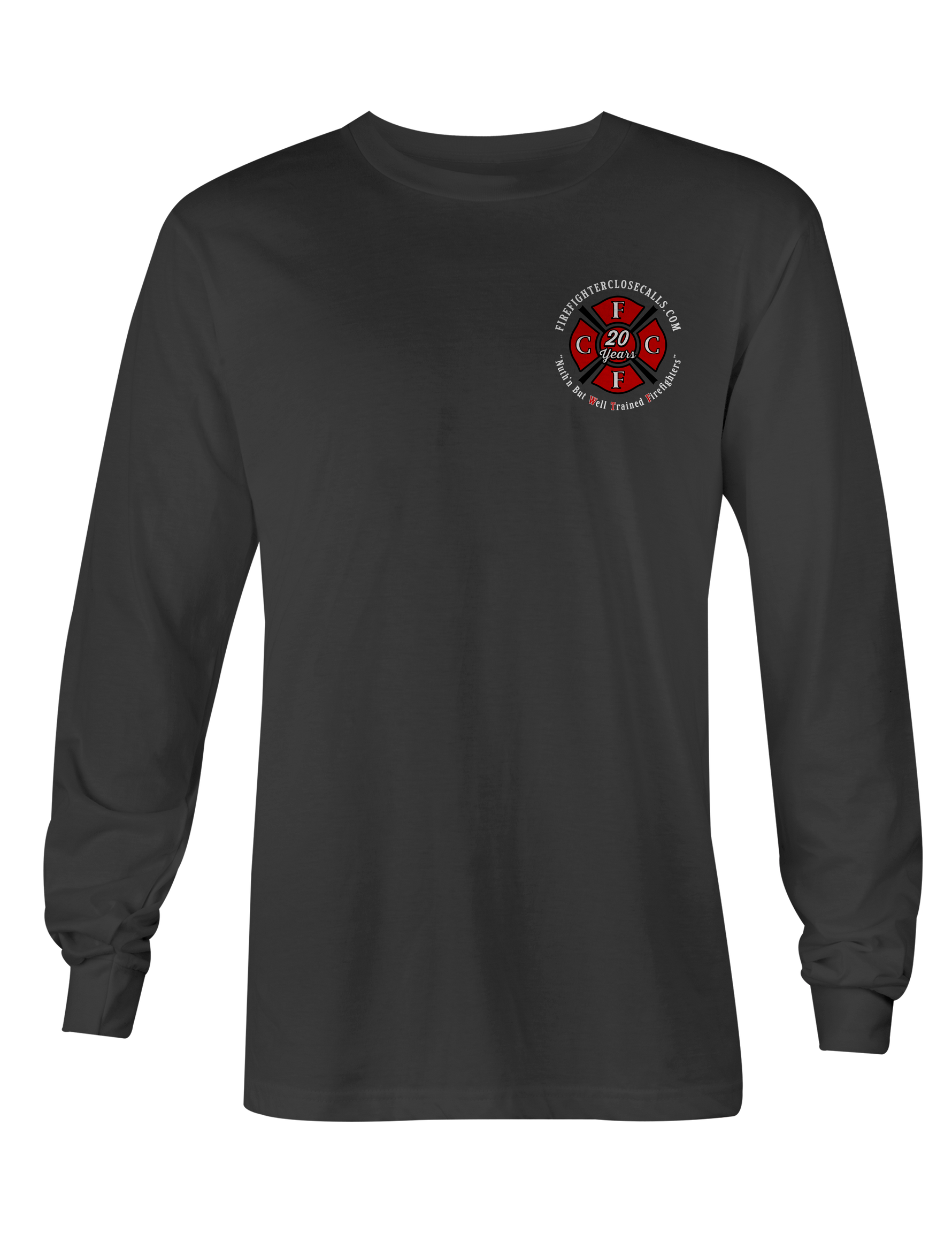FireFightersclosecalls.com 20th Anniversary Charity Tee Long Sleeve ...