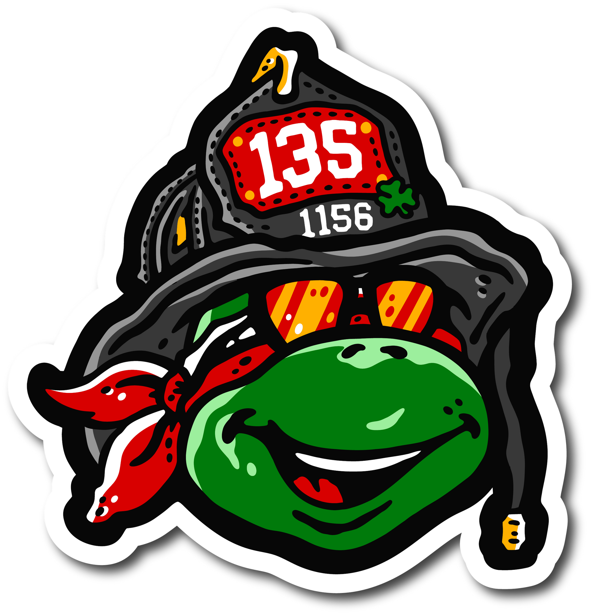 FF Matthew McDevitt "Myrtle Turtles" Decal