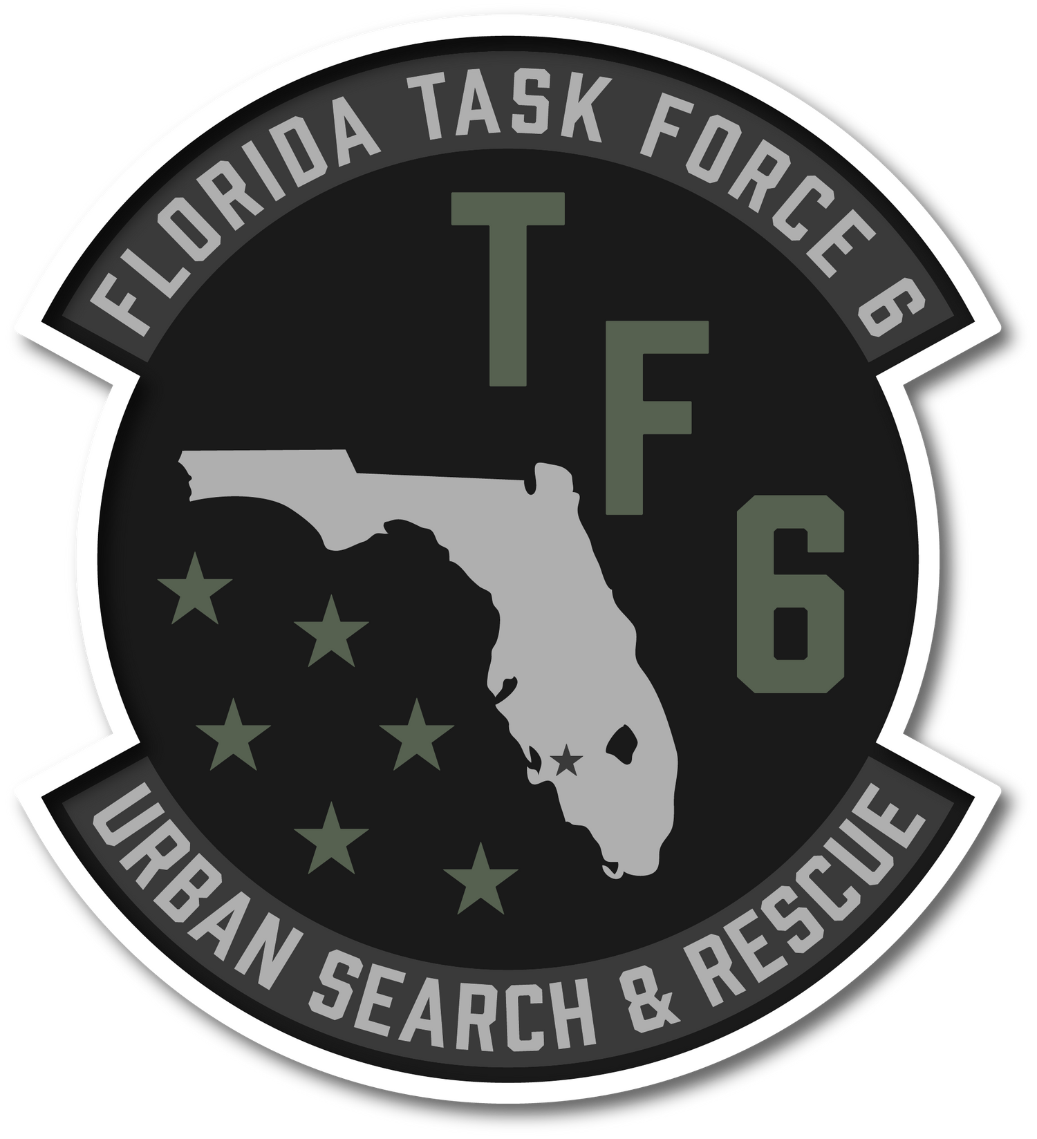 Florida Task Force 6 Helmet/Gear Decal