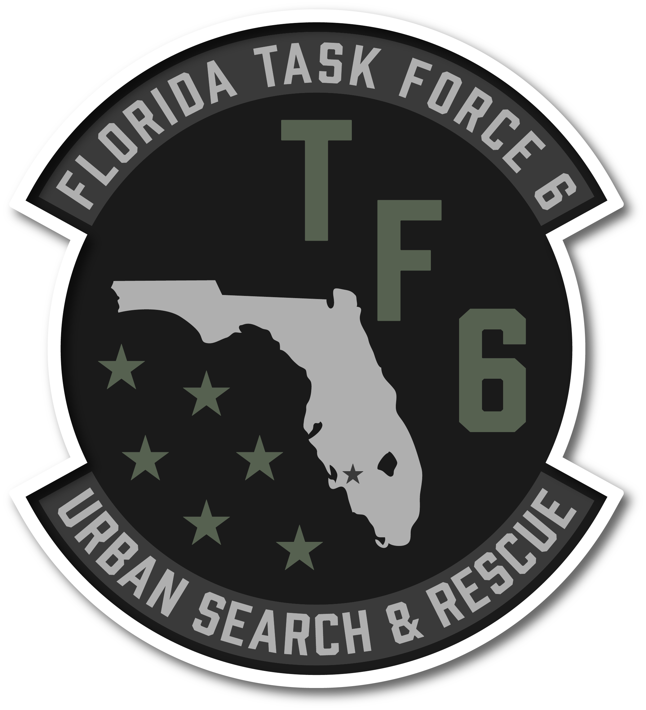 Florida Task Force 6 Helmet/Gear Decal