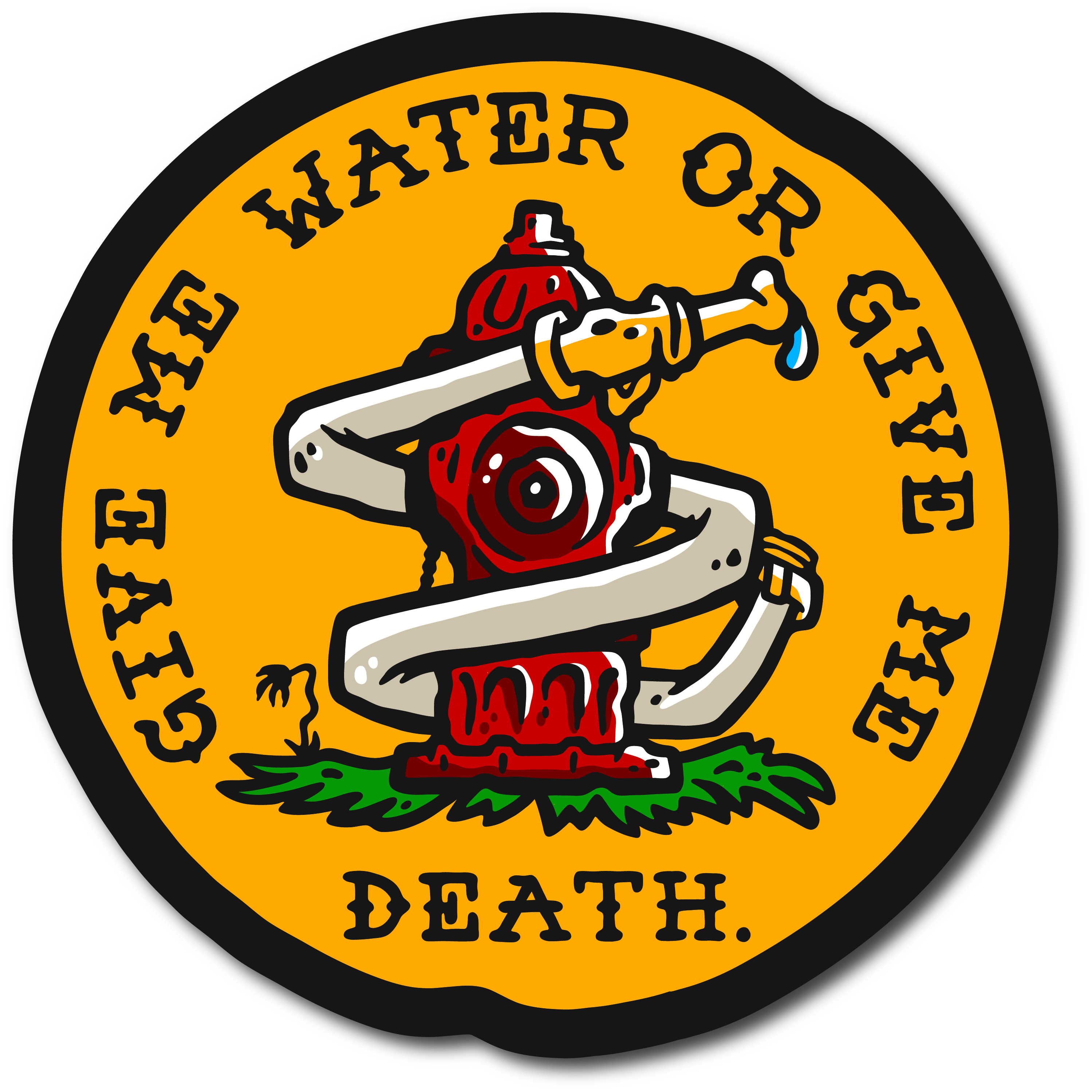 Give Me Water Decal