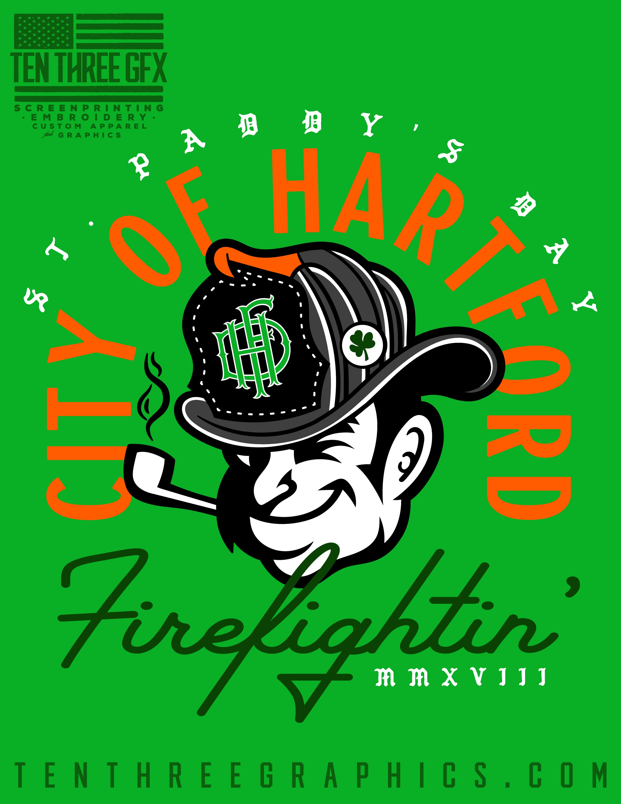Hartford Firefighters St. Paddy's Day 2018 Tee