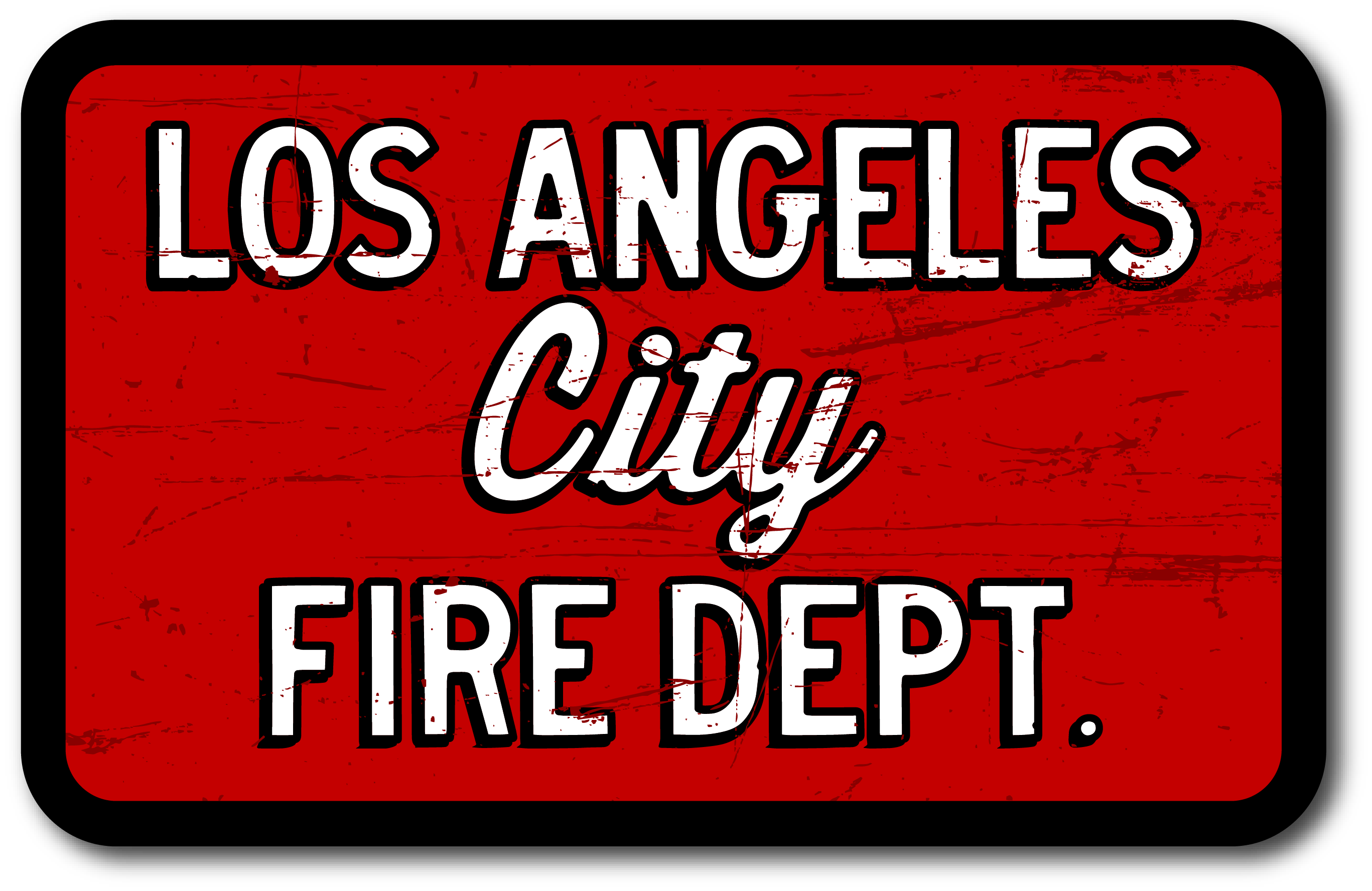 LA City Fire Decal