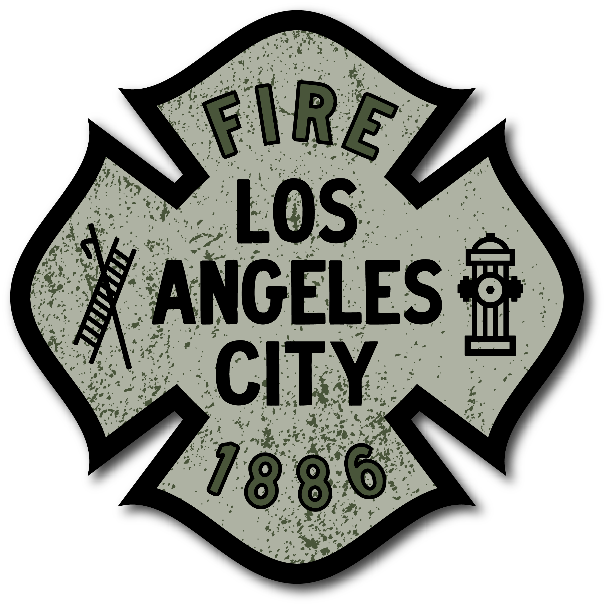 LA City Fire Mil-Spec Decal