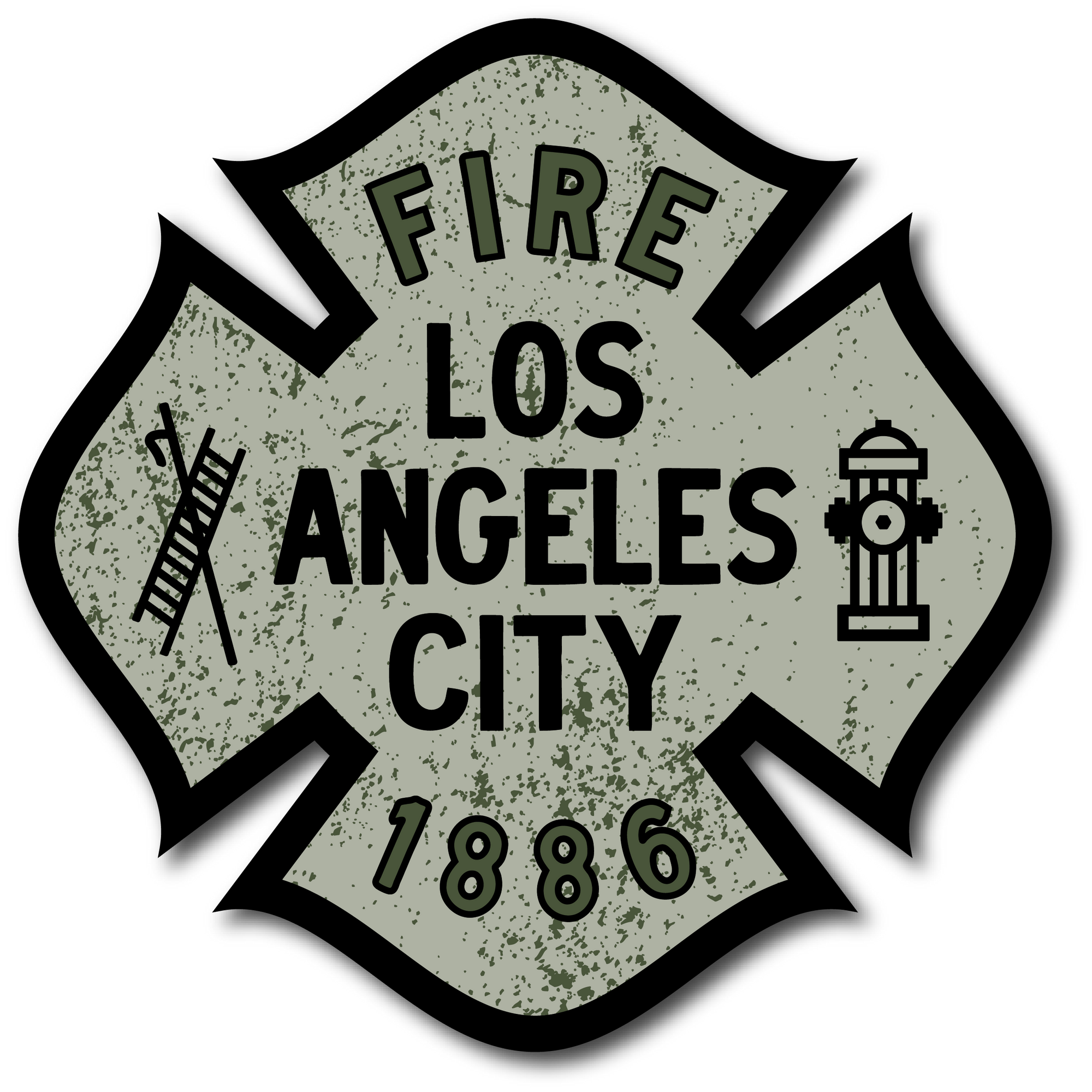 LA City Fire Mil-Spec Decal