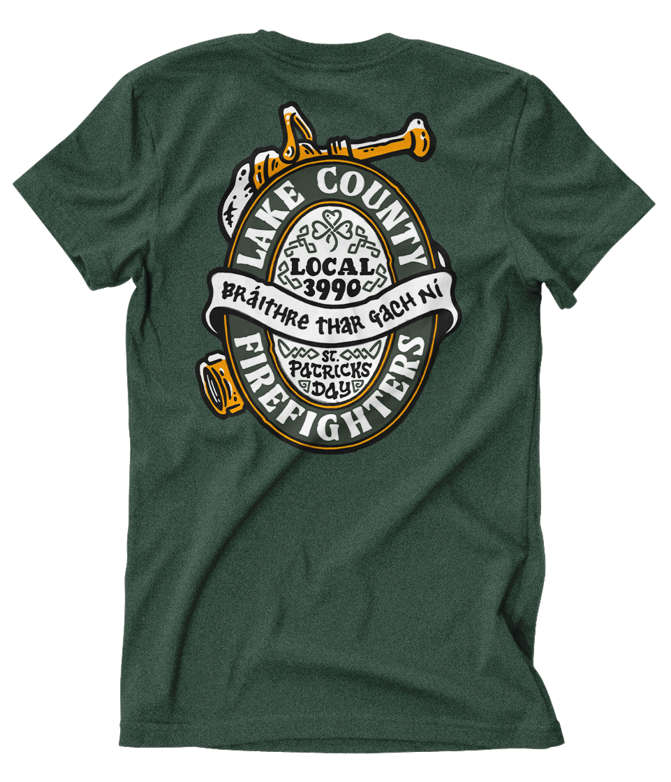 Lake County Firefighters St. Paddy's 2023 Tee