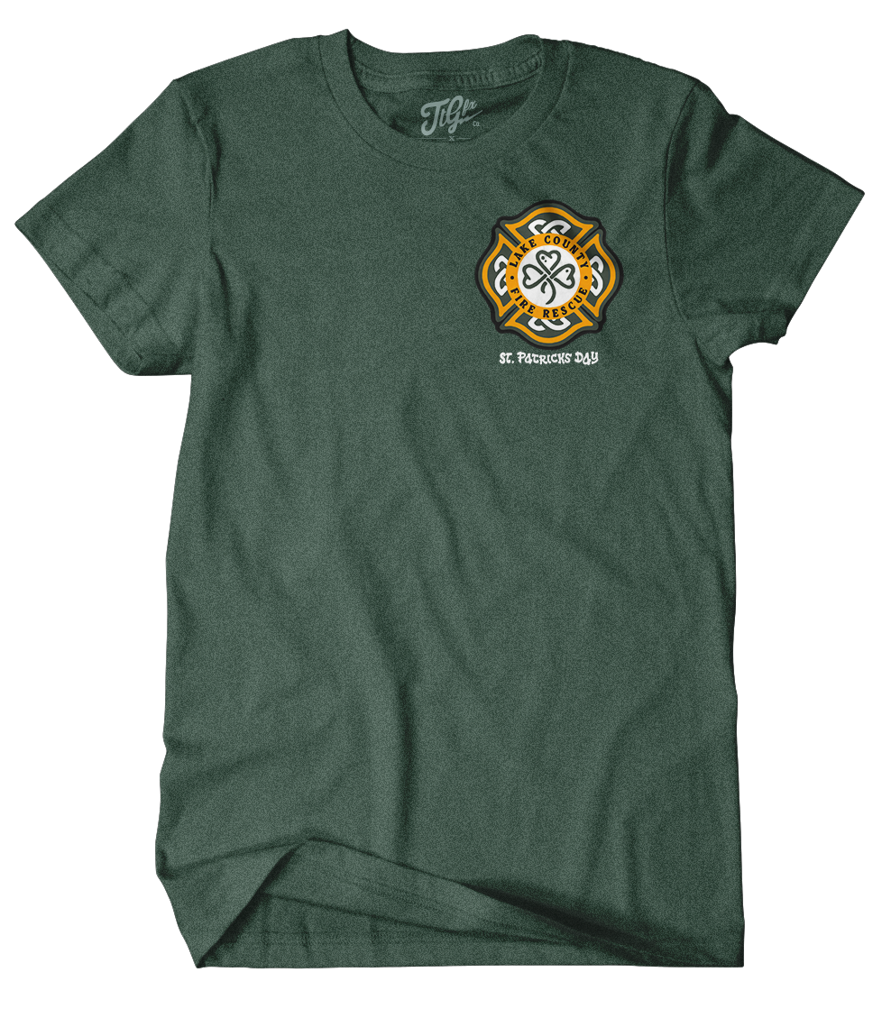 Lake County Firefighters St. Paddy's 2023 Tee