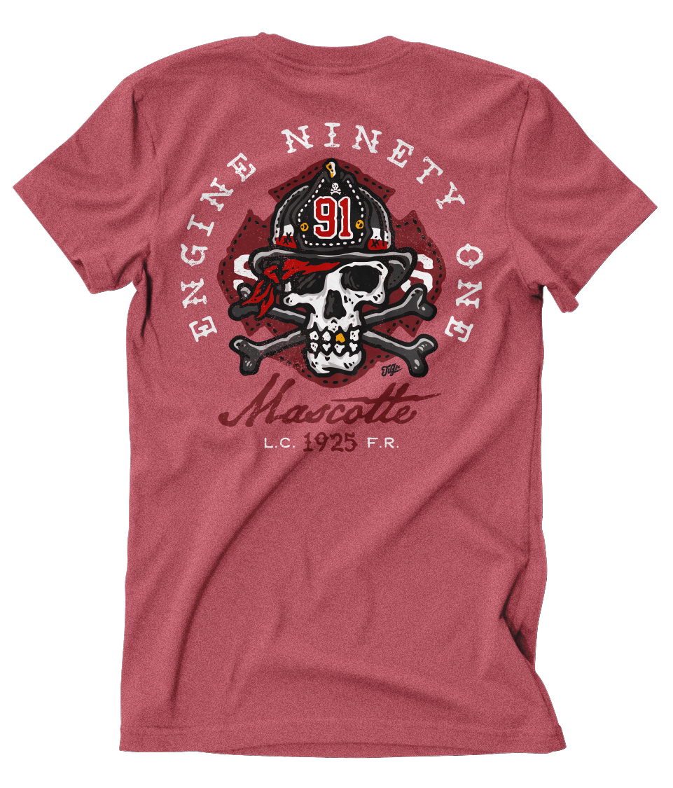 Lake County (FL) Engine 91 "Mascotte Station" Club Tee
