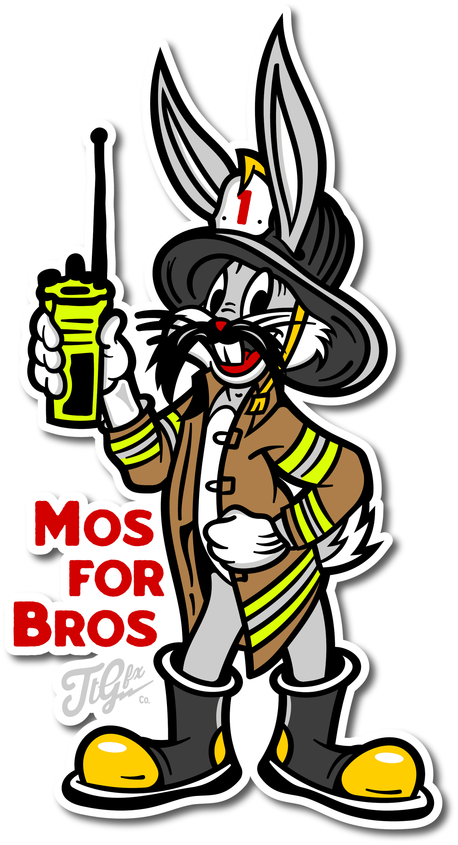 Mos For Bros Decal