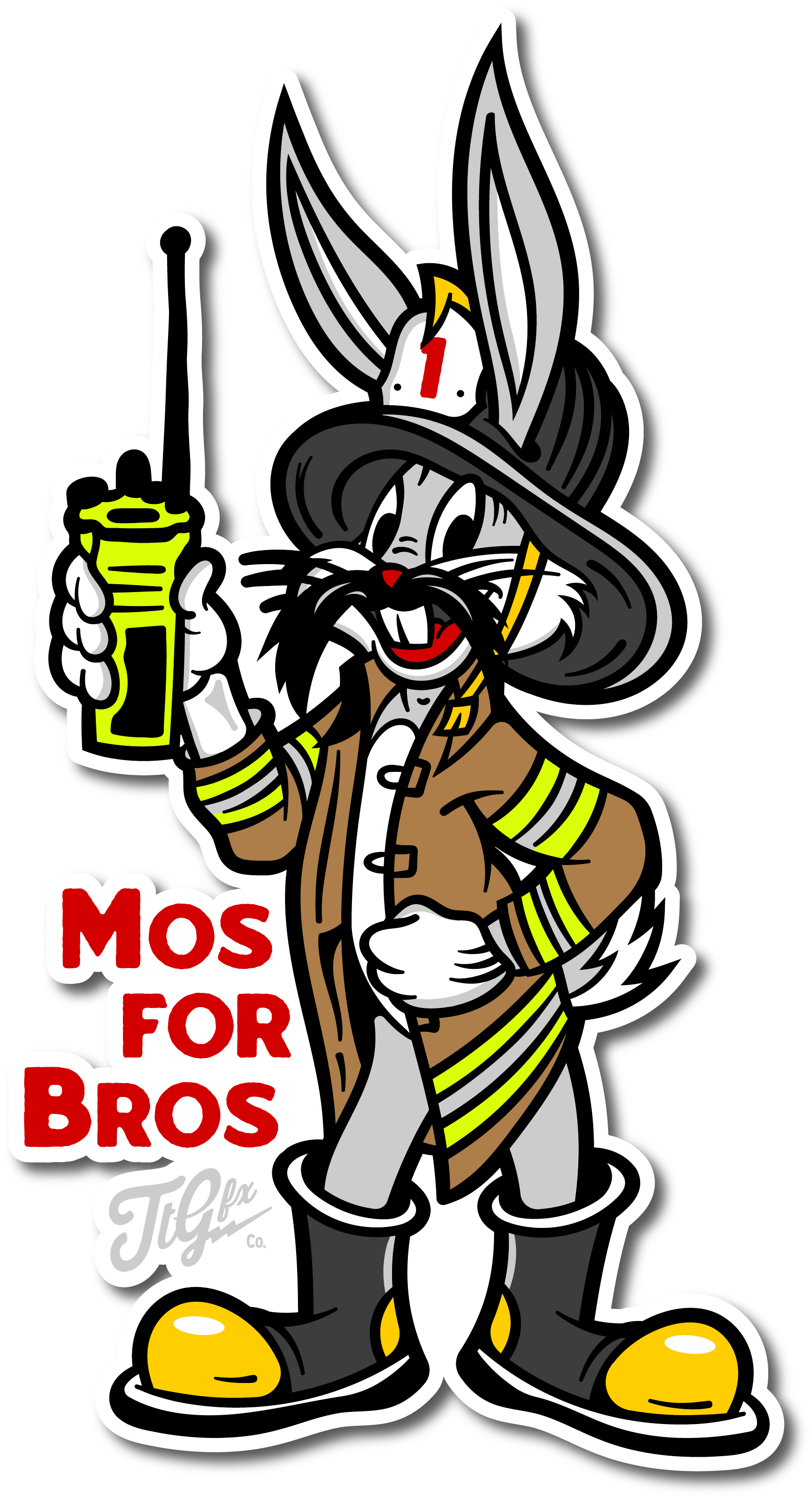 Mos For Bros Decal
