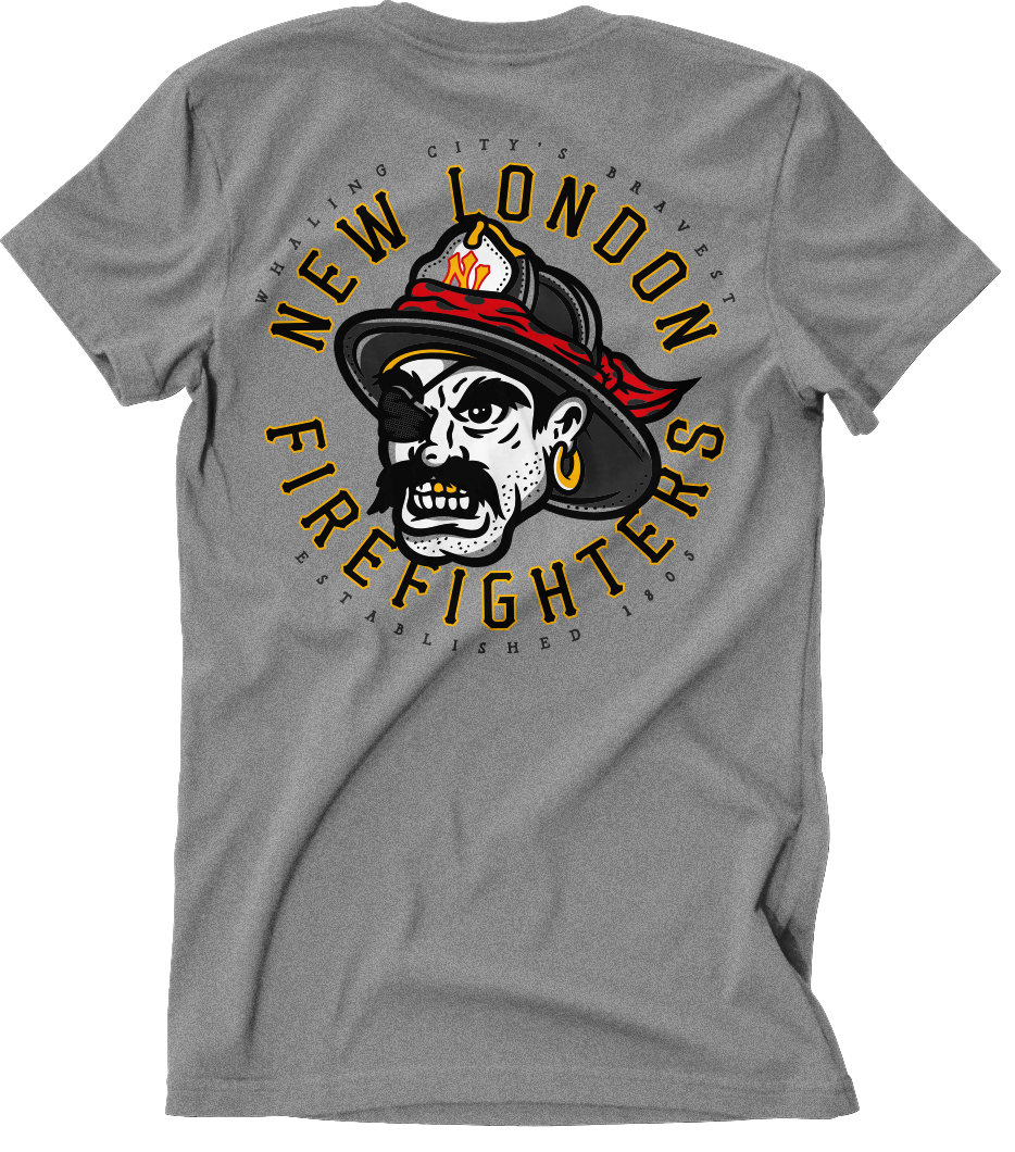 New London Firefighters Pirate Club Tee