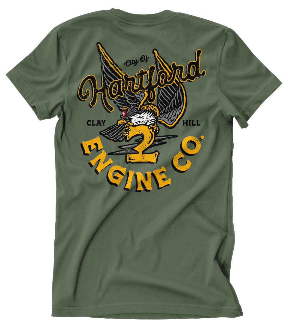 Hartford Fire Engine 2 Vets Club Tee