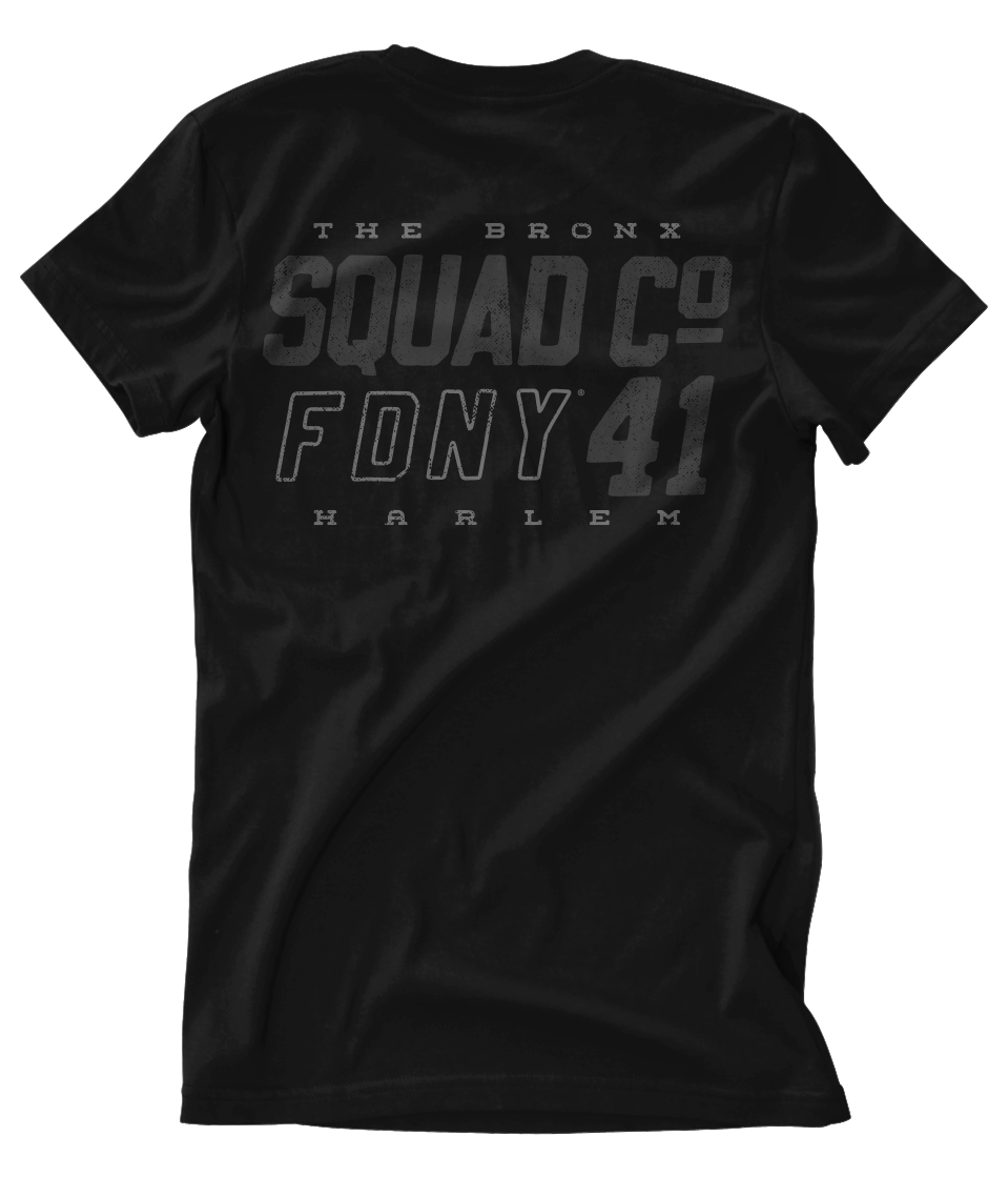 FDNY® Squad Co. 41 Blacked Out Tee