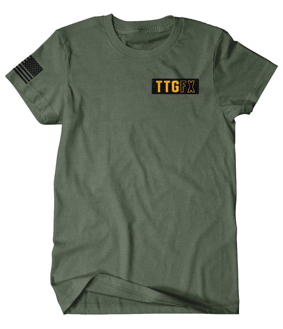 TTGfx &quot;God Bless Our Vets&quot; Shop Tee