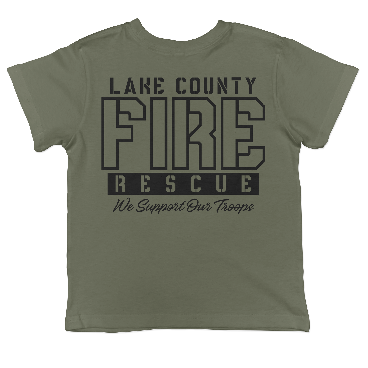 Lake County FF (FL) L3990 Support Our Troops Youth