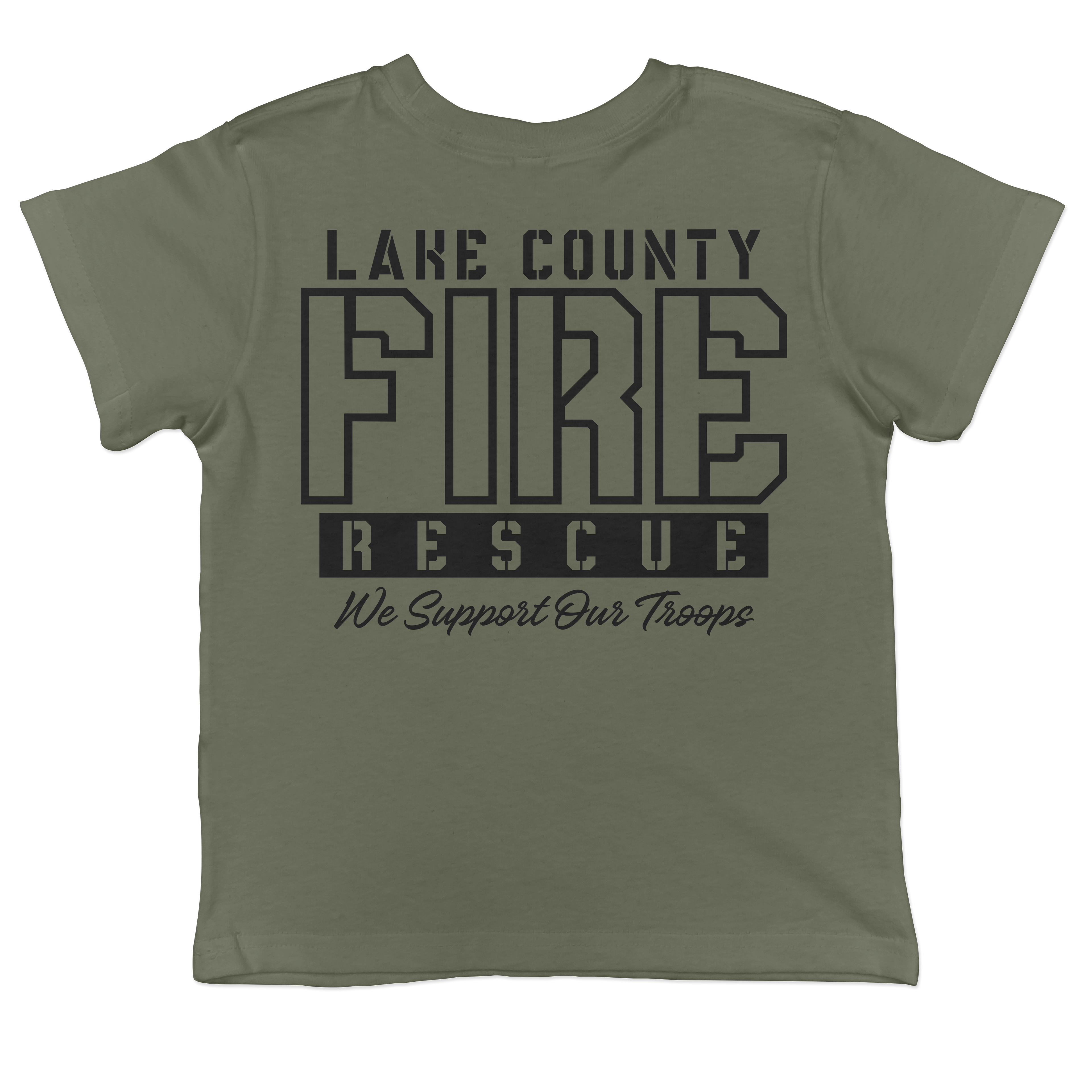 Lake County FF (FL) L3990 Support Our Troops Youth