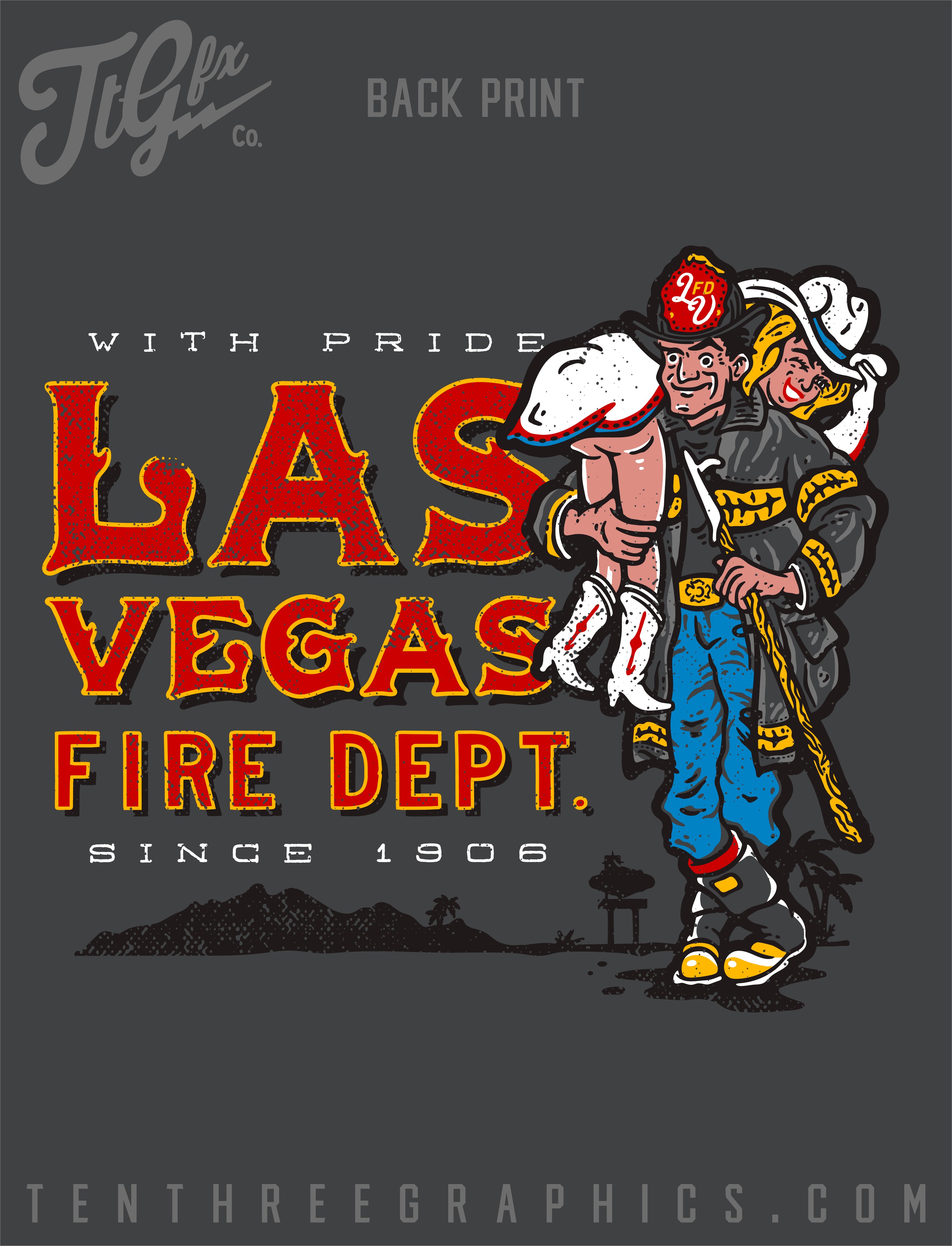 Las Vegas "Fireman" Vic Tee