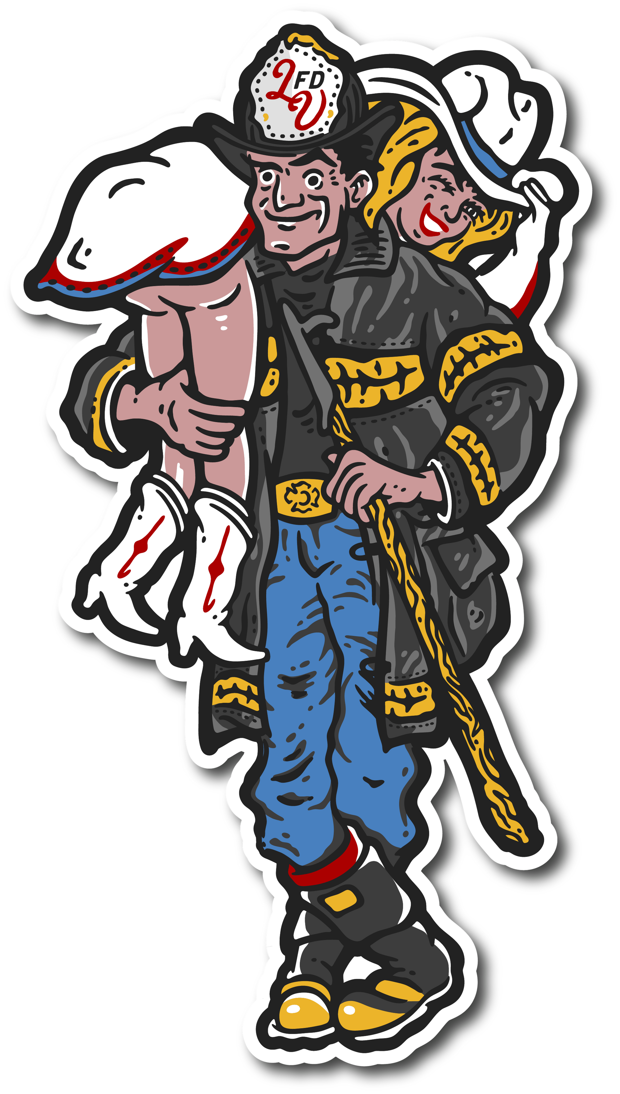 Vegas "Fireman" Vic Decal