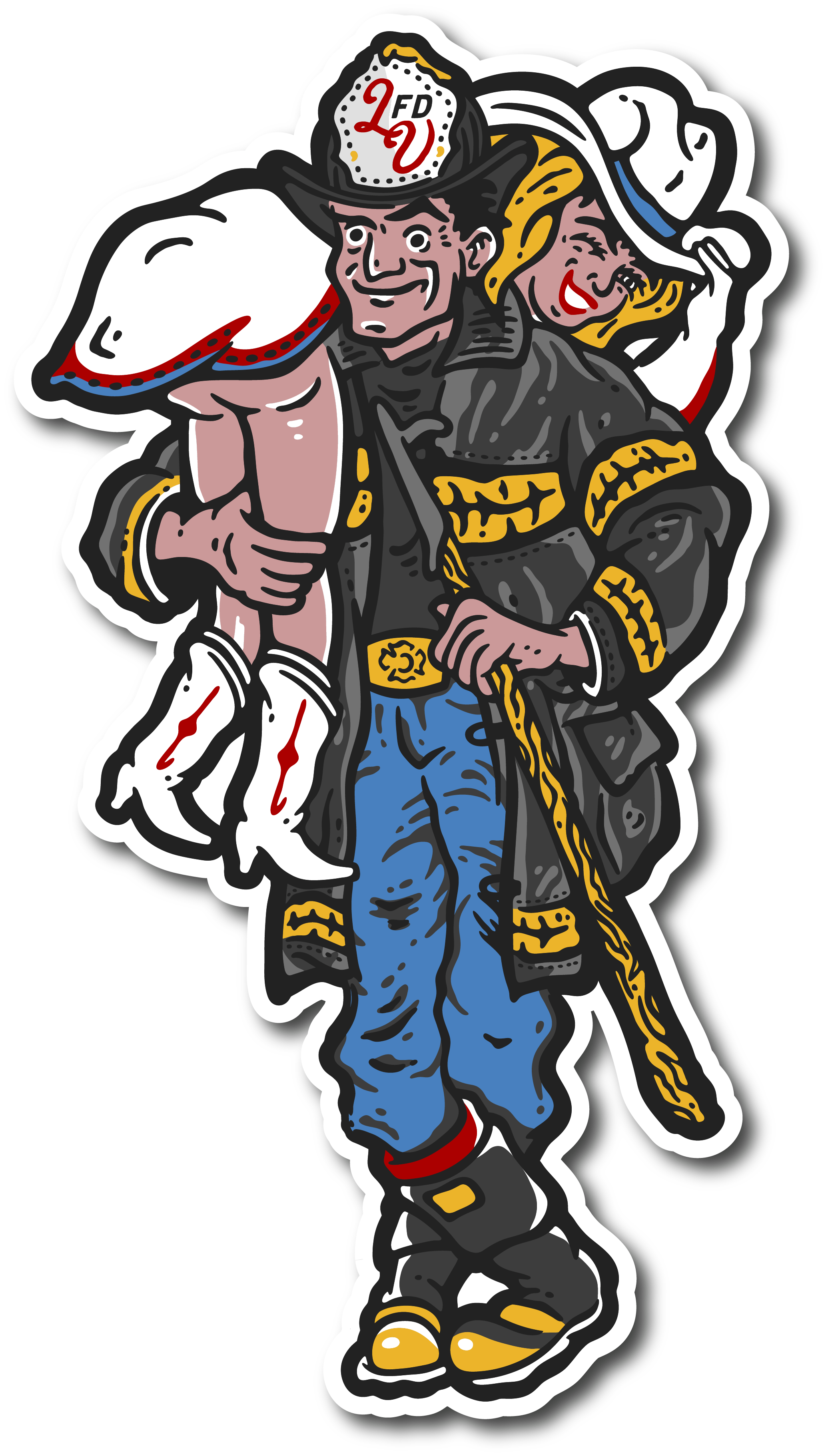 Vegas "Fireman" Vic Decal