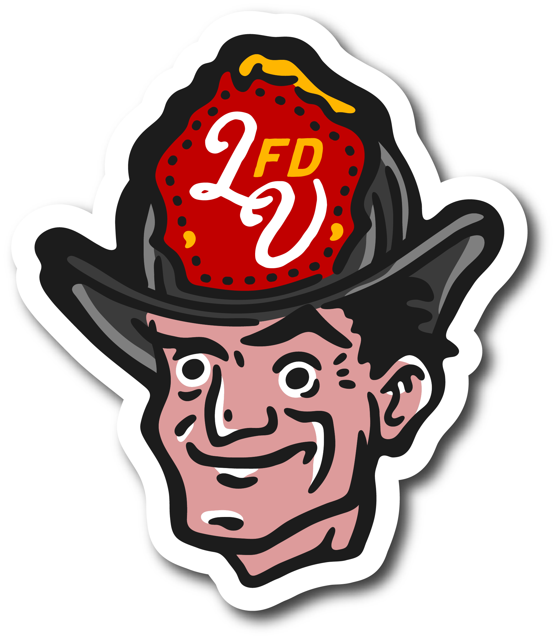 Vegas "Fireman" Vic Face Decal